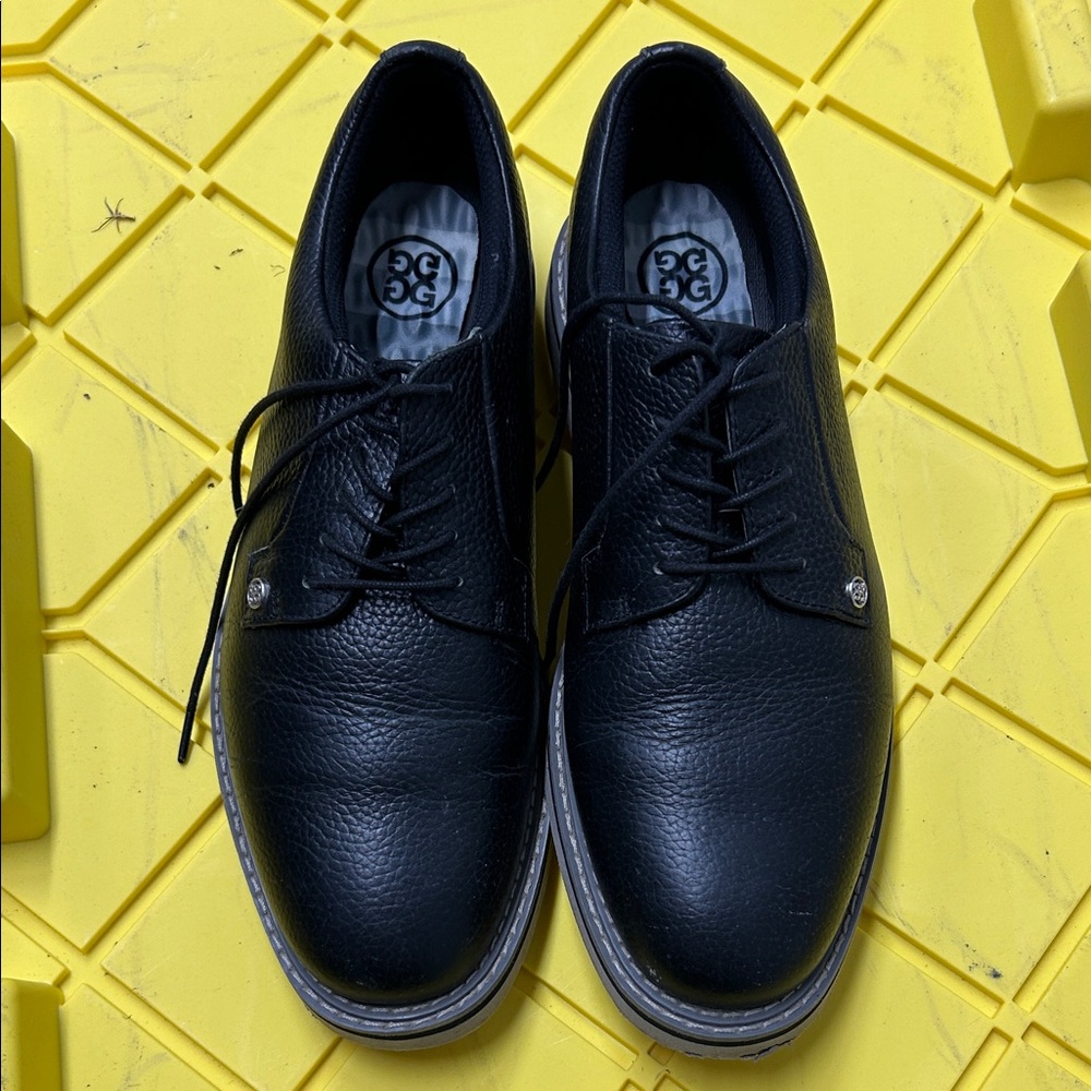 G/FORE Black Leather Men's Golf Shoes